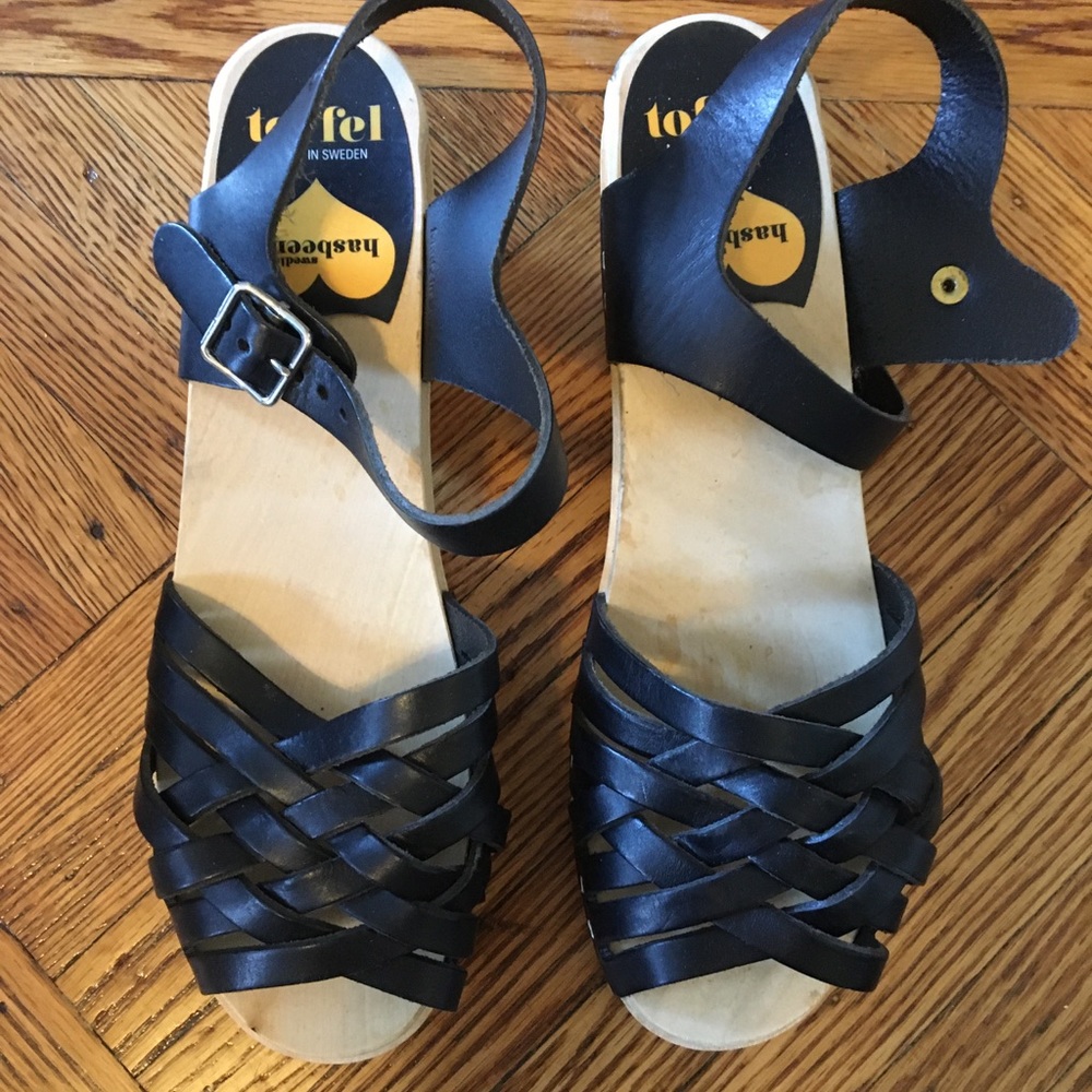 Swedish Hasbeen Braided Low Sandal